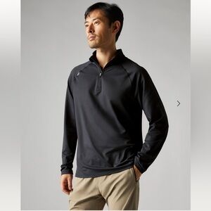 Rhône Session 1/4 Zip XL Deep Teal Performance Pullover